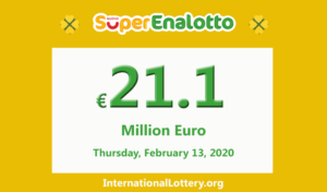 超级恩那洛特（SuperEnalotto）奖池正在升温，现金奖高达2110万欧元。