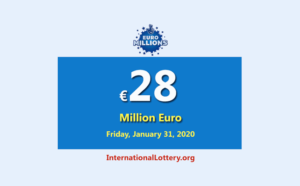 欧洲大奖赛（EuroMillions）奖金在2020年1月28日提高至2800万欧元。