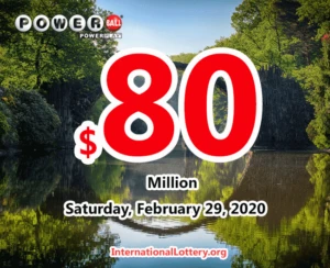 2020年2月26日，100万美元的强力球奖金属于纽约的一位玩家。